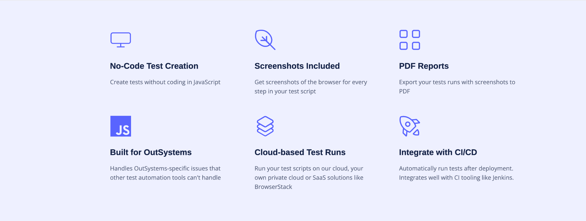 outsystemstesting demo testautomator