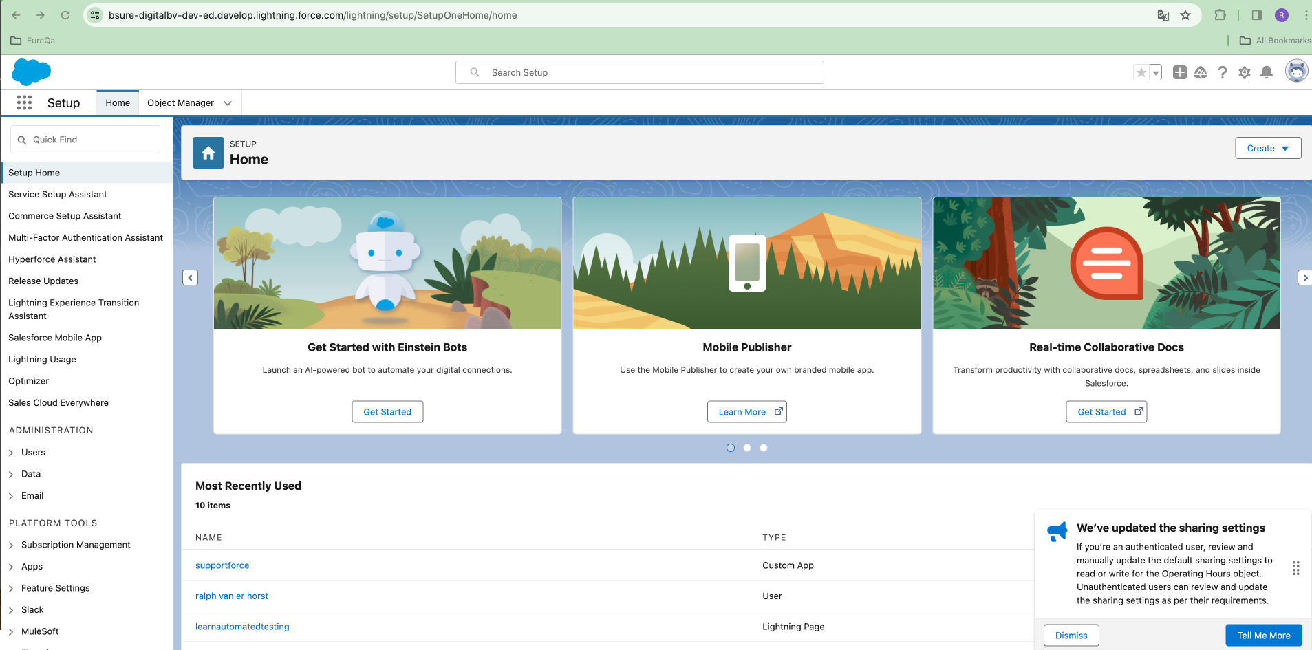 setup oauth salesforce learnautomated testing