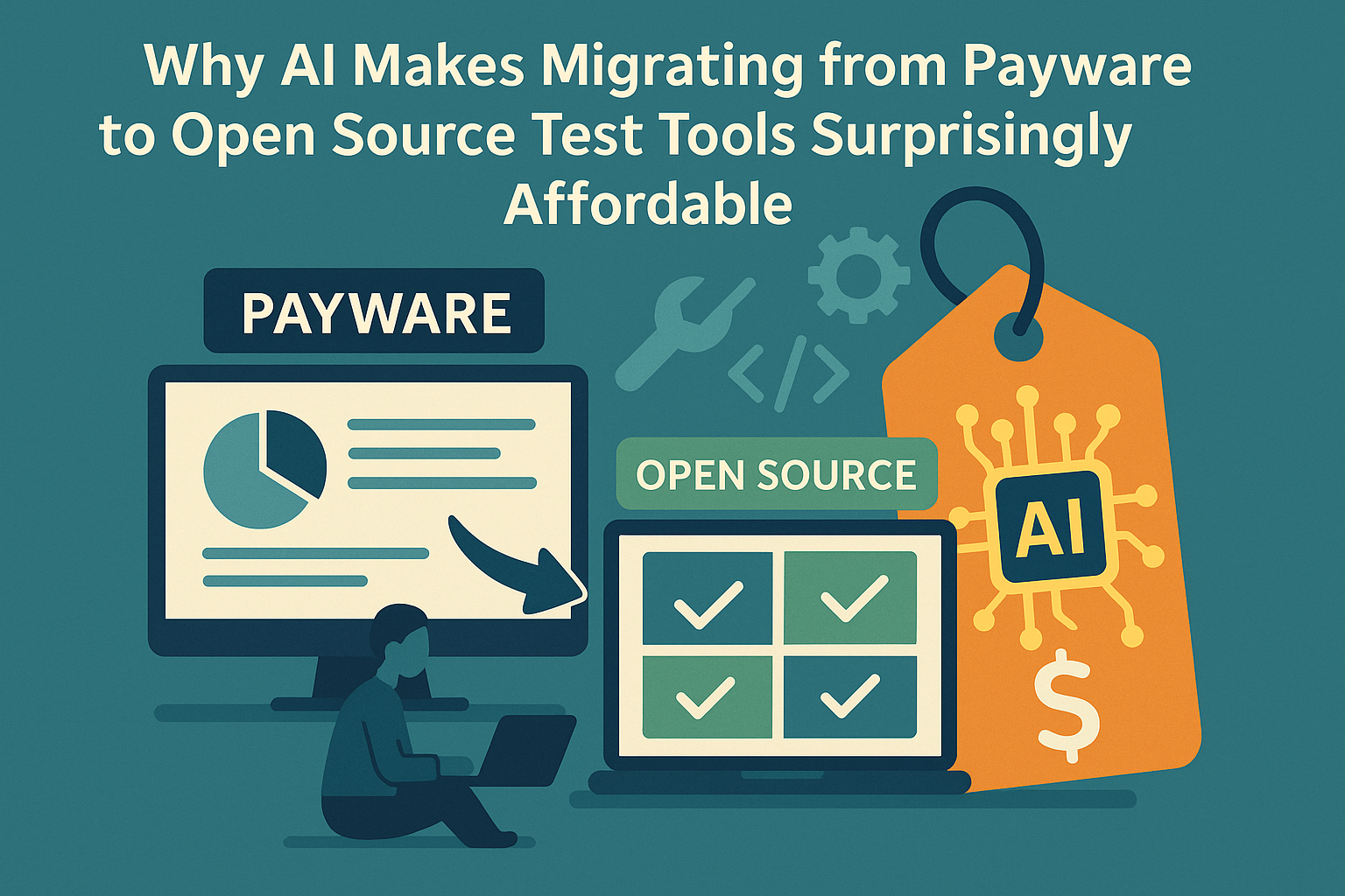 Why AI Makes Migrating from Payware to Open Source Test Tools Surprisingly Affordable