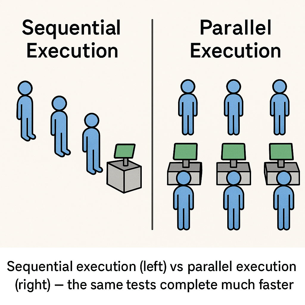 Diagram: Sequential vs Parallel Execution