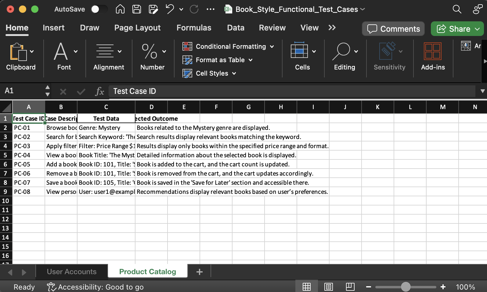 Comprehensive Test Cases - Automated Testing Guide